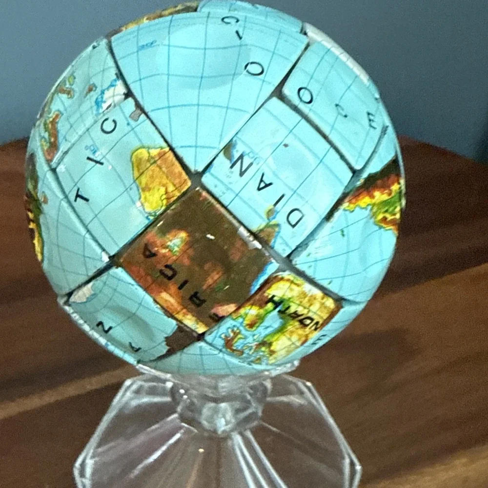 Vintage‎ Hungarian Magic Globe Puzzle Spatial Logical Game Rubik Style Hungary